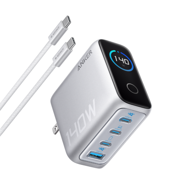 Anker Fast GaN Charger (140W, 4 Ports, PD 3.1)