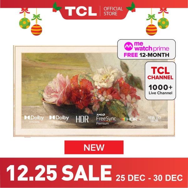 TCL A300 Pro B&O Sound System Nxtframe TV Canvas TV Frame TV 4K QLED TV